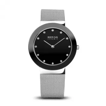 BERING Sieviešu Pulkstenis 11435-002 Classic Quartz Analog 33mm Nerūsējošais Tērauds Sudrabs