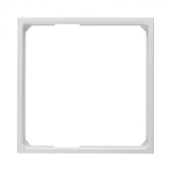 Berker 1109 90 89 Adaptera gredzens 50x50mm centrālajām plāksnēm, polāri balts