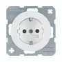 Berker 47232089 SCHUKO kontaktligzda (F tips), spīdīgi polāri balta, 16 A 250 V, iegremdējamā montāža, R.1/R.3/R.7 sērijai