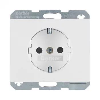 Berker 47357009 Schuko kontaktligzda 16A Polar White