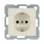 Berker 47438982 Schuko kontaktligzda, balta, spīdīga