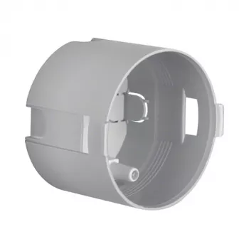 Berker 91820 Iegremdējamā dubultā instalācijas kārba ar kabeļu atslogošanu mobilajiem lietojumiem, 45 mm, pelēka