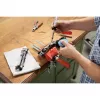 BESSEY S10-ST Mini skrūvspīles S 10, sarkanas, 100 mm iespīlēšanas platums, 50 mm rīkles dziļums, ar 2 galda skavām