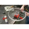 BESSEY S10-ST Mini skrūvspīles S 10, sarkanas, 100 mm iespīlēšanas platums, 50 mm rīkles dziļums, ar 2 galda skavām