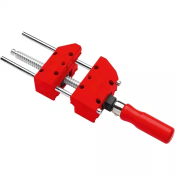 BESSEY S10-ST Mini skrūvspīles S 10, sarkanas, 100 mm iespīlēšanas platums, 50 mm rīkles dziļums, ar 2 galda skavām