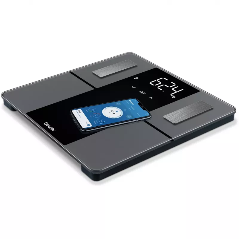 Beurer BF 500 Super Black Edition diagnostikas svari ar Bluetooth