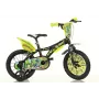 BIKE 16 DINO T-REX Bērnu velosipēds 16 collas Zaļš Melns Oranžs