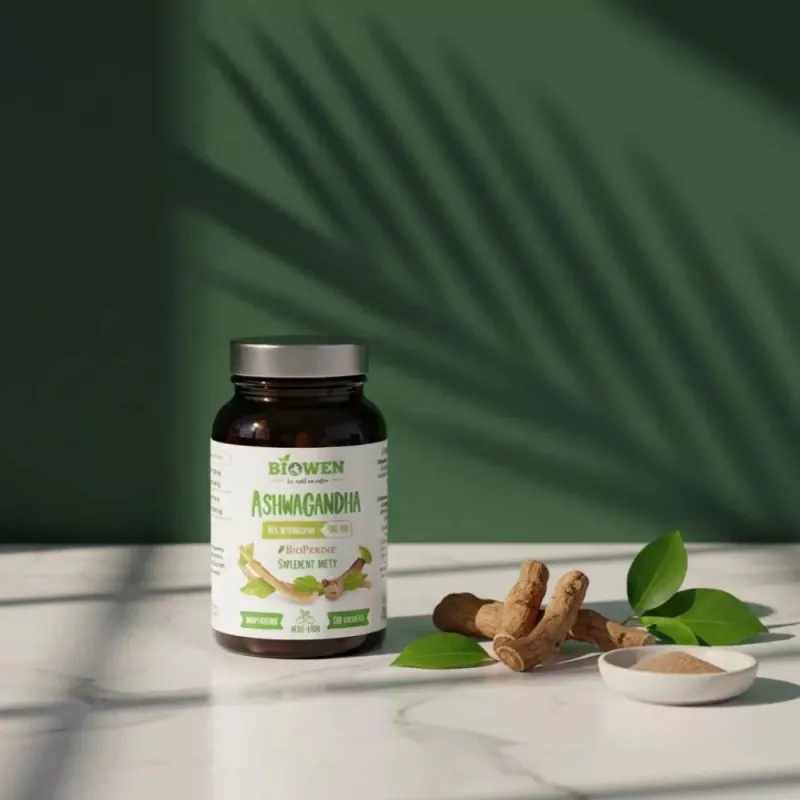 BIOWEN Ashwagandha – uztura bagātinātājs cilvēkiem – 120 kapsulas