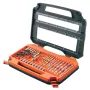 BLACK & DECKER A7231-XJ 76 gabalu titāna urbju komplekts metālam un mūrim, 1.5-8 mm
