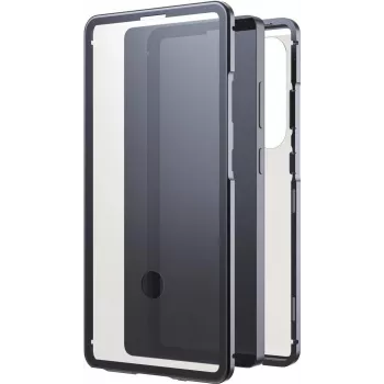 Black Rock 360° stikla vāciņš Samsung Galaxy S25 Ultra — pilna korpusa aizsardzība, melns 00229679
