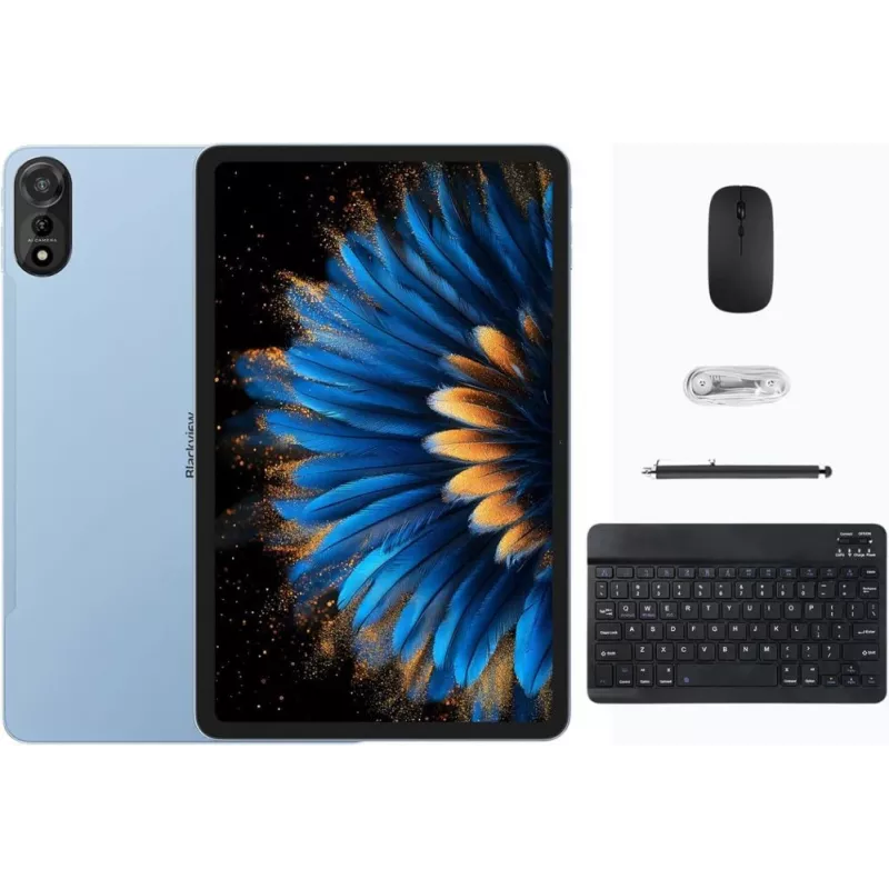 Blackview MEGA 2 Planšetdators 12 collas 6/256GB 4G LTE ar tastatūru, maciņu, irbuli un peli, zaļš