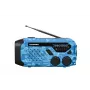 Blaupunkt ER10BC FM PLL digitālais modinātāja radiouztvērējs ar diviem modinātājiem, USB uzlādi, termometru, zilā kamuflāžā