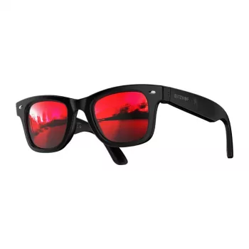 BlitzWolf BW-AG1 AI Smart Glasses ar sarkanām lēcām