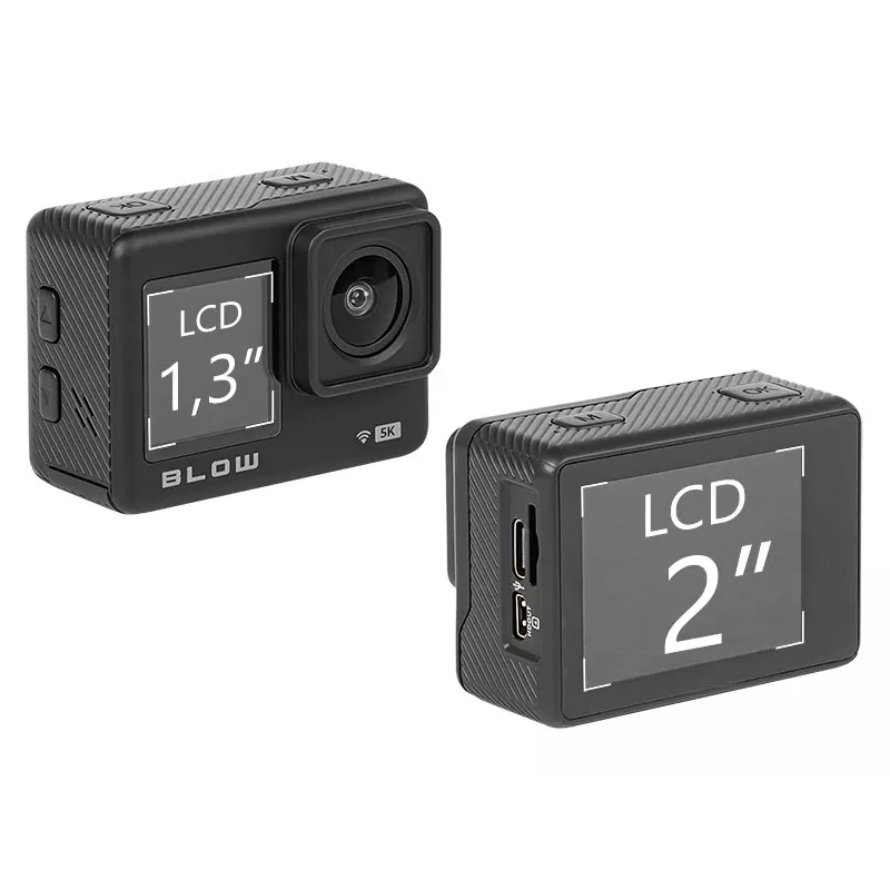 BLOW Action Sporta kamera 20 MP 5K Ultra HD CMOS Wi-Fi 58 g