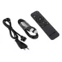 BLOW pārnēsājamais projektors Android TV HD Cinema Sound ar melnu maciņu