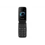 BLOW S24 melns senioru salokāmais telefons ar SOS pogu, lielām pogām, Dual SIM, kameru, FM radio, lukturīti, uzlādes statīvu