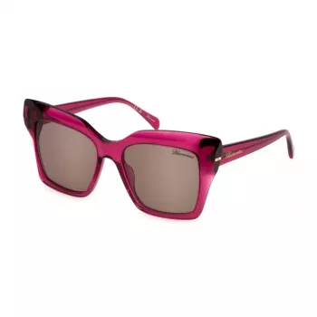 Blumarine Sieviešu Saulesbrilles SBM832S5401BV Butterfly Acetāts Melns Pelēks Gradients UV400