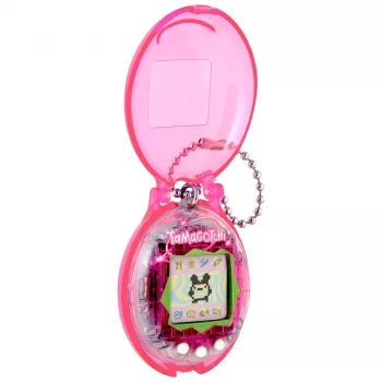 BND Tamagotchi Original virtuālais mājdzīvnieks ar aizsargmaciņu - rozā