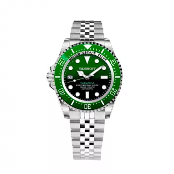 BOBROFF MAN BF0002ibvBFST 42mm pulkstenis ar kvarca kustību un nerūsējošā tērauda aproci