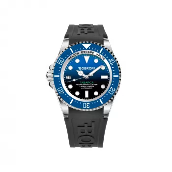 BOBROFF MAN BF0003ibaBFS 42mm Analogais Kvarca Pulkstenis ar Melnu Ādas Siksnu