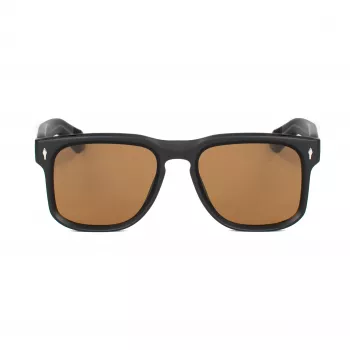 BOBROFF Vīriešu kvadrātveida saulesbrilles BFG0016-C2 52mm Melnas
