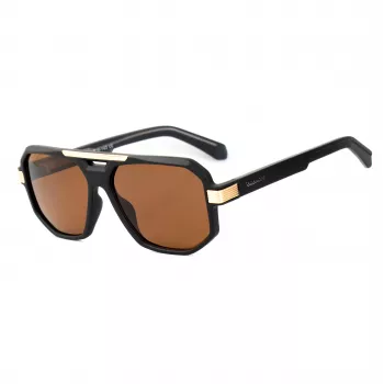 BOBROFF Vīriešu saulesbrilles BFG0014-C2 Full-Rim Tinted Lens UV400 56-16-143 mm