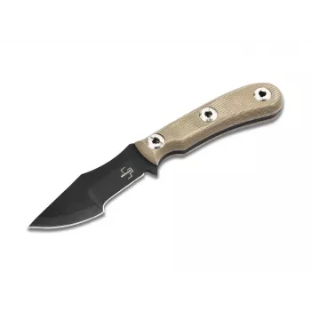 Boker Plus Micro Tracker 2.0 fiksētais nazis, 154CM akmensmazgāts drop point, Micarta rokturis, Kydex apvalks