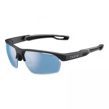 Bolle Bolt 2.0 Unisex Saulesbrilles BS058005-S Matēti Melns Pelēka Lēca 66/15/130 mm