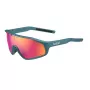 Bolle BS010009 Unisex Sport Saulesbrilles – Melns Neilona Rāmis, Pelēkas Polikarbonāta Lēcas, UV400 Aizsardzība