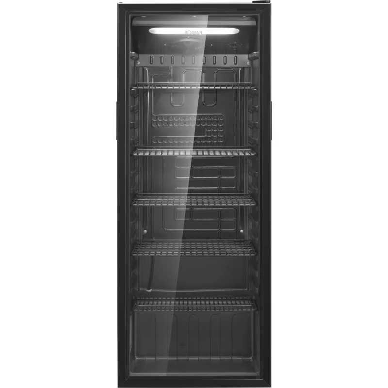 Bomann KSG 7292 stikla durvju ledusskapis 143 cm balts