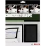 Bosch Accessories 2609256C47 rokas slīpēšanas papīra komplekts, graudainība 240, 400, 600, 230 mm x 280 mm, 3 loksnes