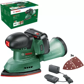 Bosch EasySander 18V-8 Bezvadu Daudzslīpmašīnas Komplekts 2.0Ah POWER FOR ALL
