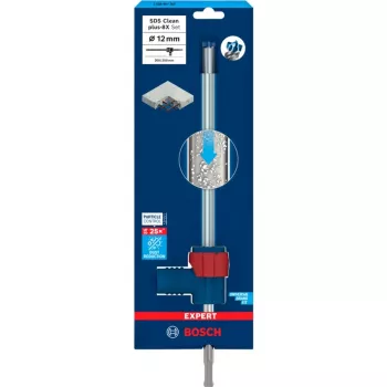 Bosch EXPERT SDS Clean plus-8X urbjuzgalis, Ø 12 mm, darba garums 200 mm, ar putekļu nosūkšanu