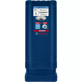 BOSCH EXPERT SDS plus-7X Āmururbja uzgalis 6mm 100mm darba garums 30 gabalu komplekts