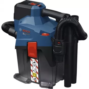 BOSCH GAS 18V-6LS Bezvadu Putekļsūcējs (Zils/Melns, Bez Akumulatora)