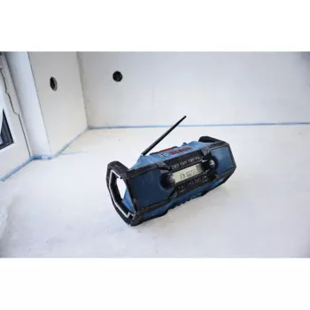 BOSCH HEAVY DUTY GPB18V-3C Professional Bluetooth FM Radio (Blue/Black, Bare Unit)