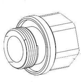 Bosch MIC Series M25 uz 3/4 collu NPT kabeļa adapteris (MIC-M25XNPT34)