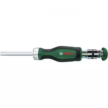 Bosch PowerTools Bit Ratchet Skrūvgriežu komplekts, 13 daļas, griezes moments līdz 50 Nm, zaļš/melns (1600A032V0)