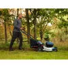 Bezvada zāles pļāvējs BOSCH POWERTOOLS GRA 18V2-46SP Professional, 36V (2x18V), 2x 5.5 Ah akumulators, lādētājs