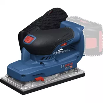 BOSCH POWERTOOLS Bezvadu Orbitālā Slīpmašīna GSS 18V-18 Professional Solo, 18V (Zila/Melna, bez Akumulatora un Lādētāja, L-BOXX)