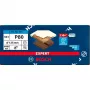Bosch PowerTools Expert M480 Net Slīpēšanas Disks 125 mm, Grit K80 (50 Gab., Ekscentriskiem Slīpmašīnām)