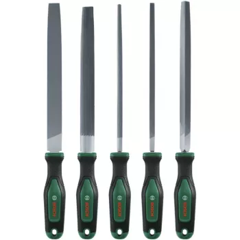 BOSCH POWERTOOLS Vīļu komplekts, 5 gab., 200 mm, Green/Black