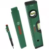 Bosch PowerTools Marķēšanas komplekts, 3 daļas (Zaļš/Melns) – dziļurbumu marķieris, universālais marķieris un galdnieka zīmulis