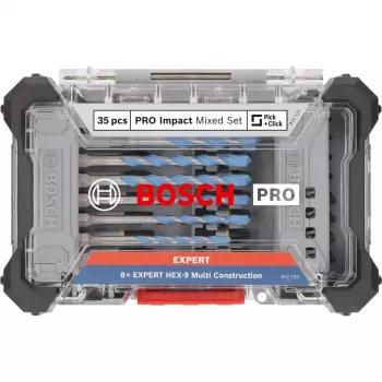 Bosch PRO Trieciena un daudzfunkcionālais uzgaļu komplekts, 35 gab. 2608521U82