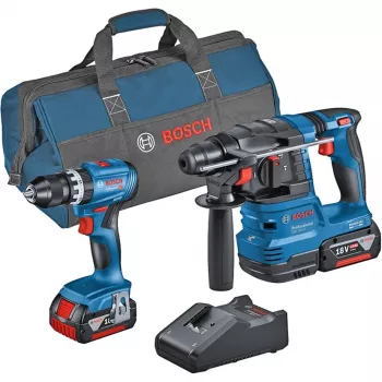 Bosch Professional 18V ProCORE Starter Set 2x4.0Ah + GAL 18V-40 lādētājs 0615A50039