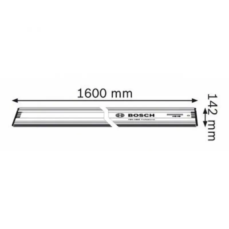 Bosch Professional FSN RA 32 1600 vadotnes sliede, 1600 mm, alumīnijs