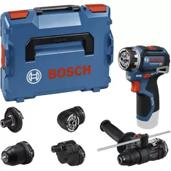 Bosch Professional GSR 12V-32 FC Bezvadu Urbjskrūvgriezis 12V (Zils/Melns, Bez Akumulatora, 5 Adapteri, L-BOXX)