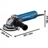 Bosch Professional GWS 12-125 06013A6106 leņķa slīpmašīna 125 mm 1200 W ar mainīgu ātrumu