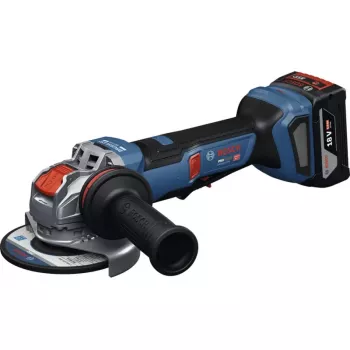 Bosch Professional GWX 18V-11PS Bezvada Leņķa Slīpmašīna Solo, 18V, 125mm, X-LOCK, Zils/Melns, bez Akumulatora un Lādētāja