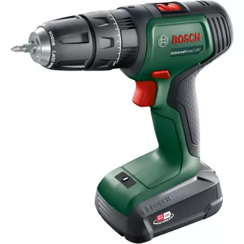 BOSCH UniversalImpact 18V Bezvadu Triecinurbis (Zaļš/Melns, 2x1.5Ah Li-Ion, 241-daļu Komplekts)